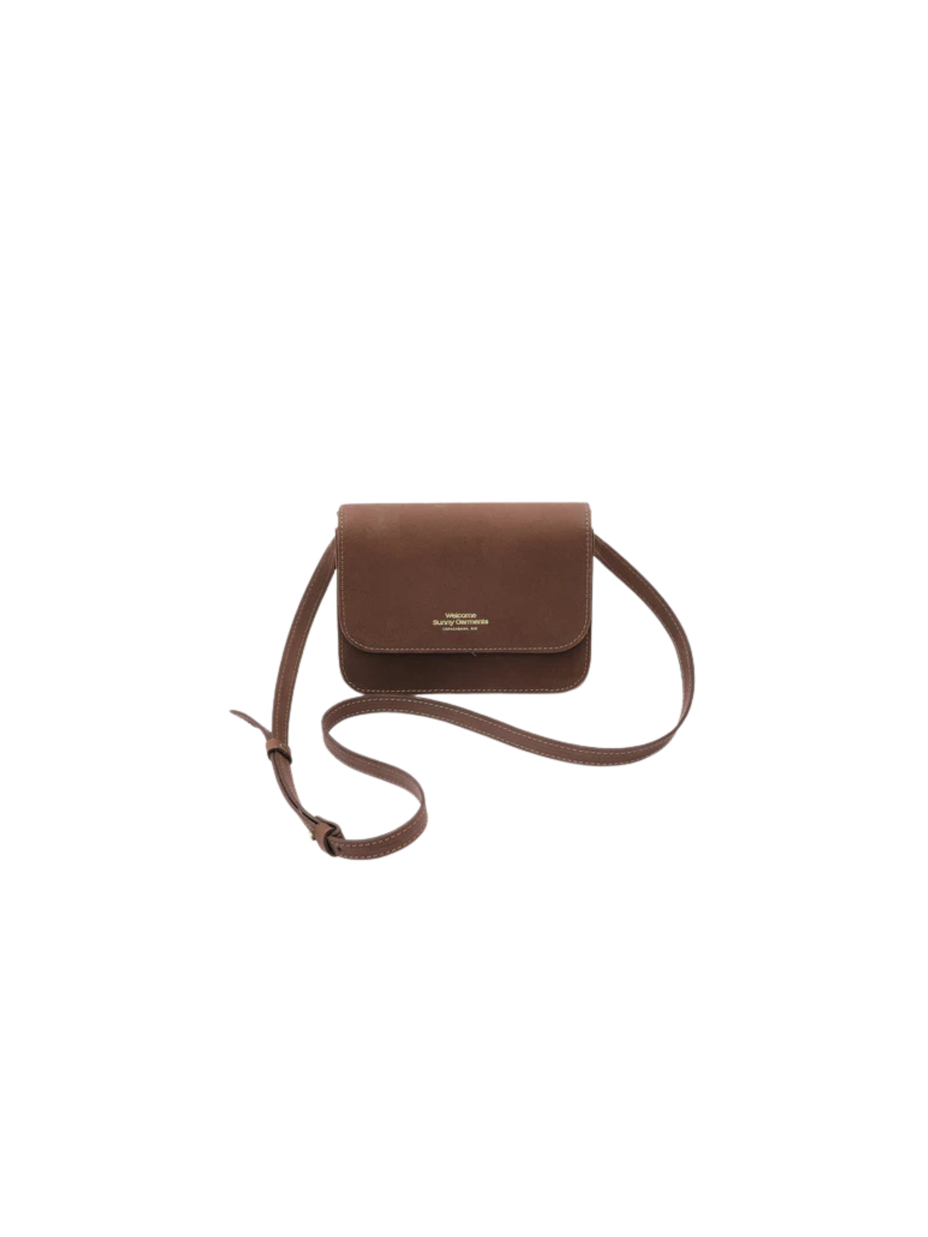 Bolsa de Couro Lafaiete "Marrom Conhaque"